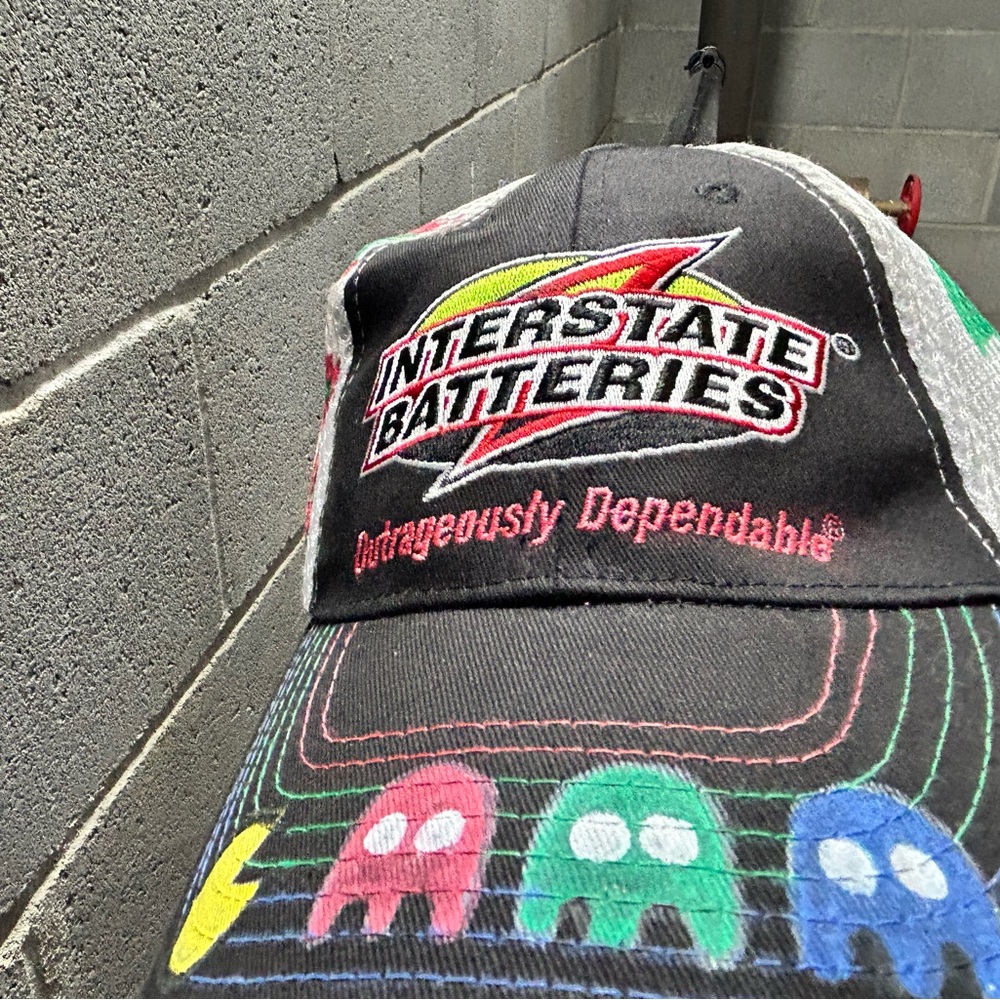 Interstate Batteries Black Cap with Colorful Design